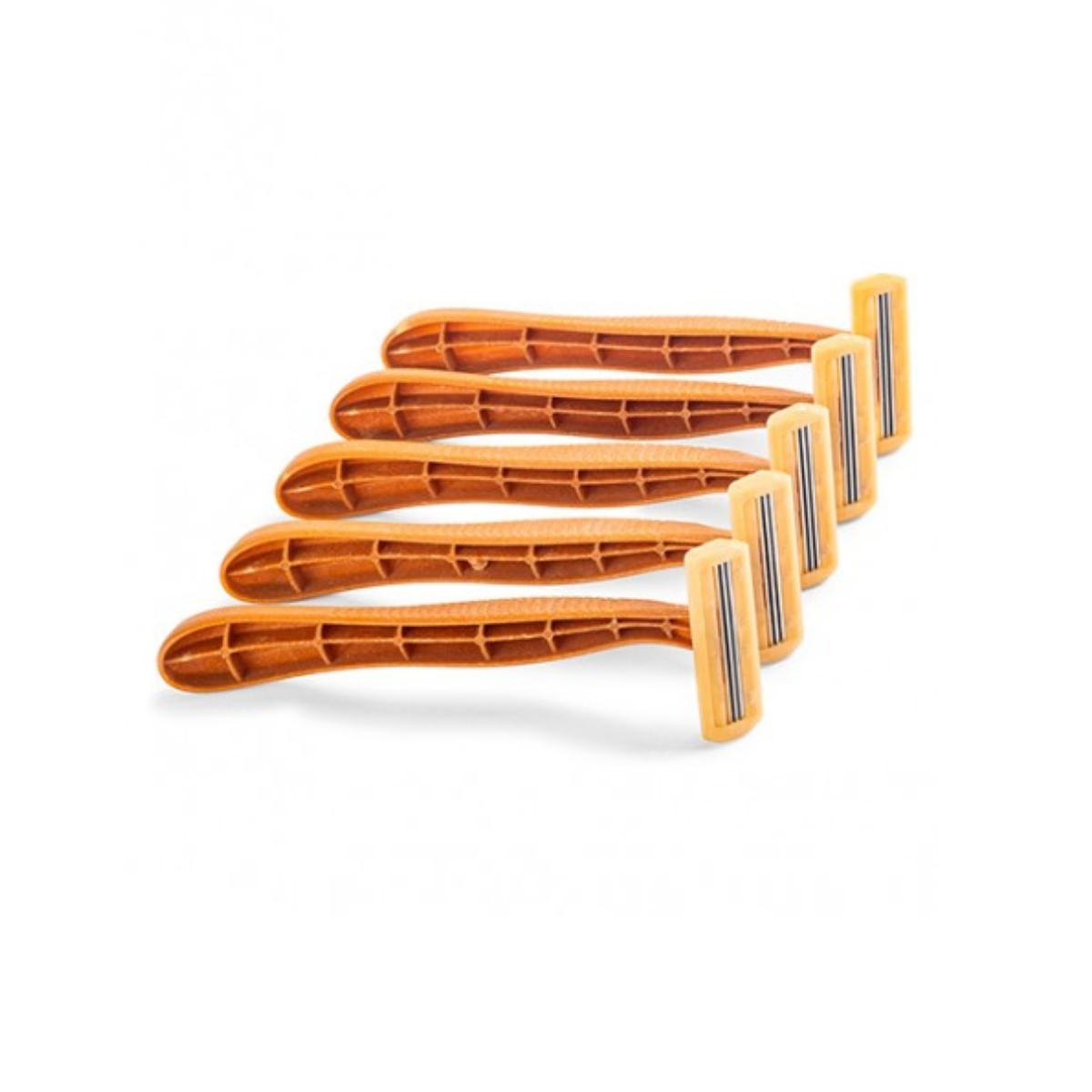 Rasierer 99 % kunststofffrei. 5 Stück