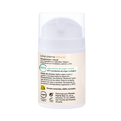 Pack gezichtshydraterende crème + micellair water Planeta Huerto