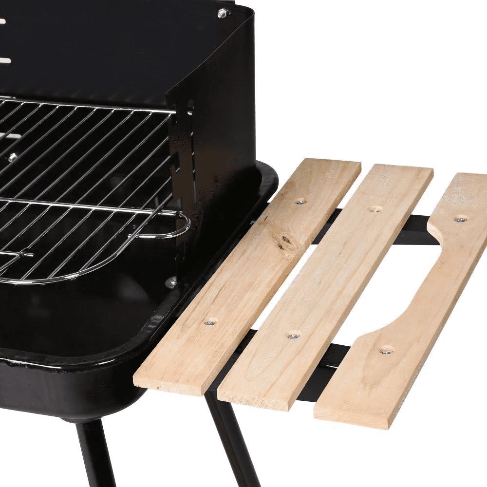 Kolgrill Rect. Svart vagn 67 x 38 x 83 cm Ldk Garden