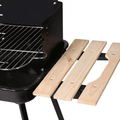 Kolgrill Rect. Svart vagn 67 x 38 x 83 cm Ldk Garden