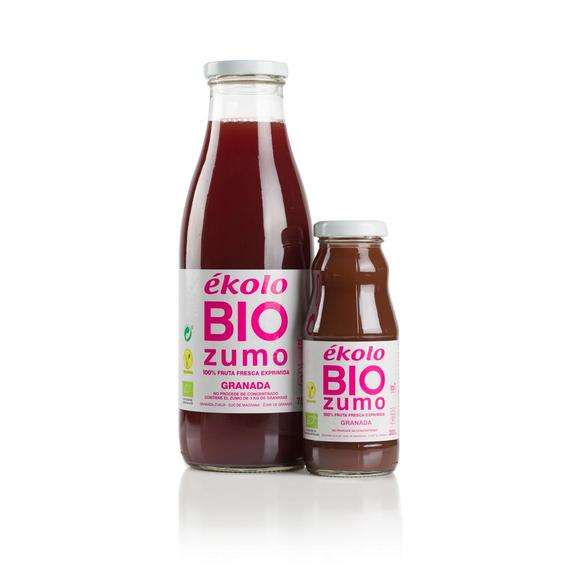 Zumo de Granada Bio 100% exprimido ékolo 750 ml
