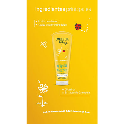 Weleda Calendula Baby Shampoo and Shower Gel 200 ml