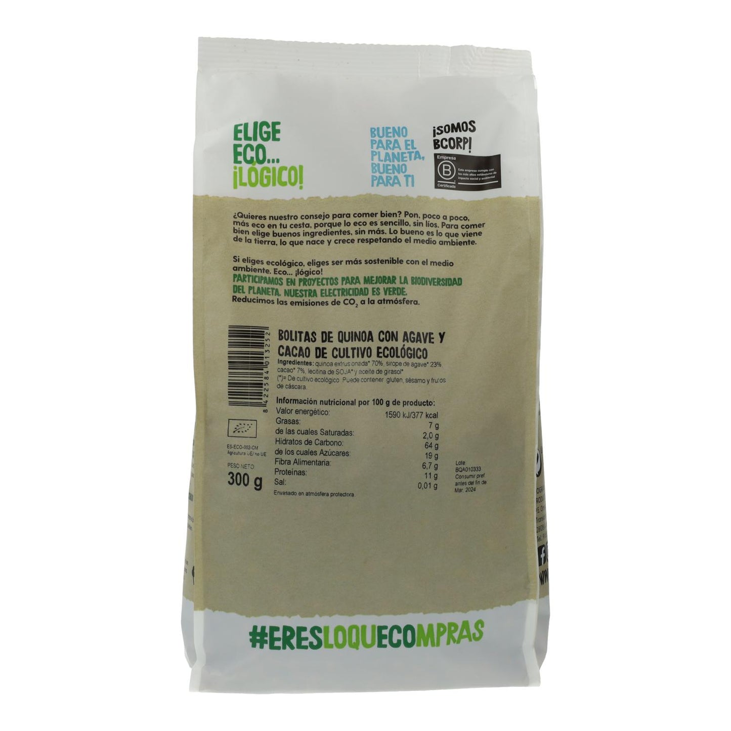 Quinoa-Kugeln mit Agave und Bio-Kakao, Disney-Edition Ecocesta, 300 g