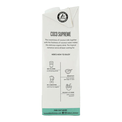 Boisson végétale coco supreme Bio Abbot Kinney 1 L