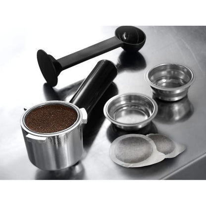 Cafetière manuelle Espresso et Cappuccino Delonghi Dedica Maestro EC685.M métal