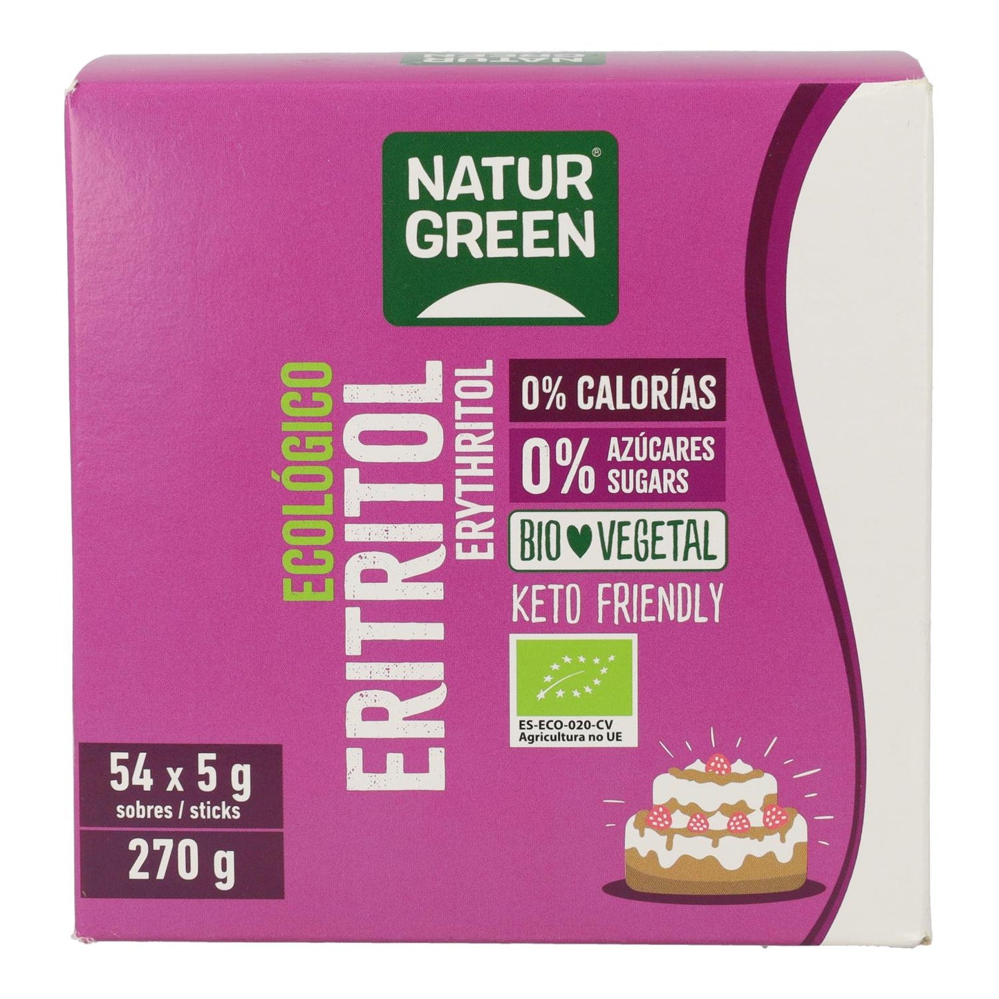 Erythritol Bio NaturGreen 54 sticks van 5 g