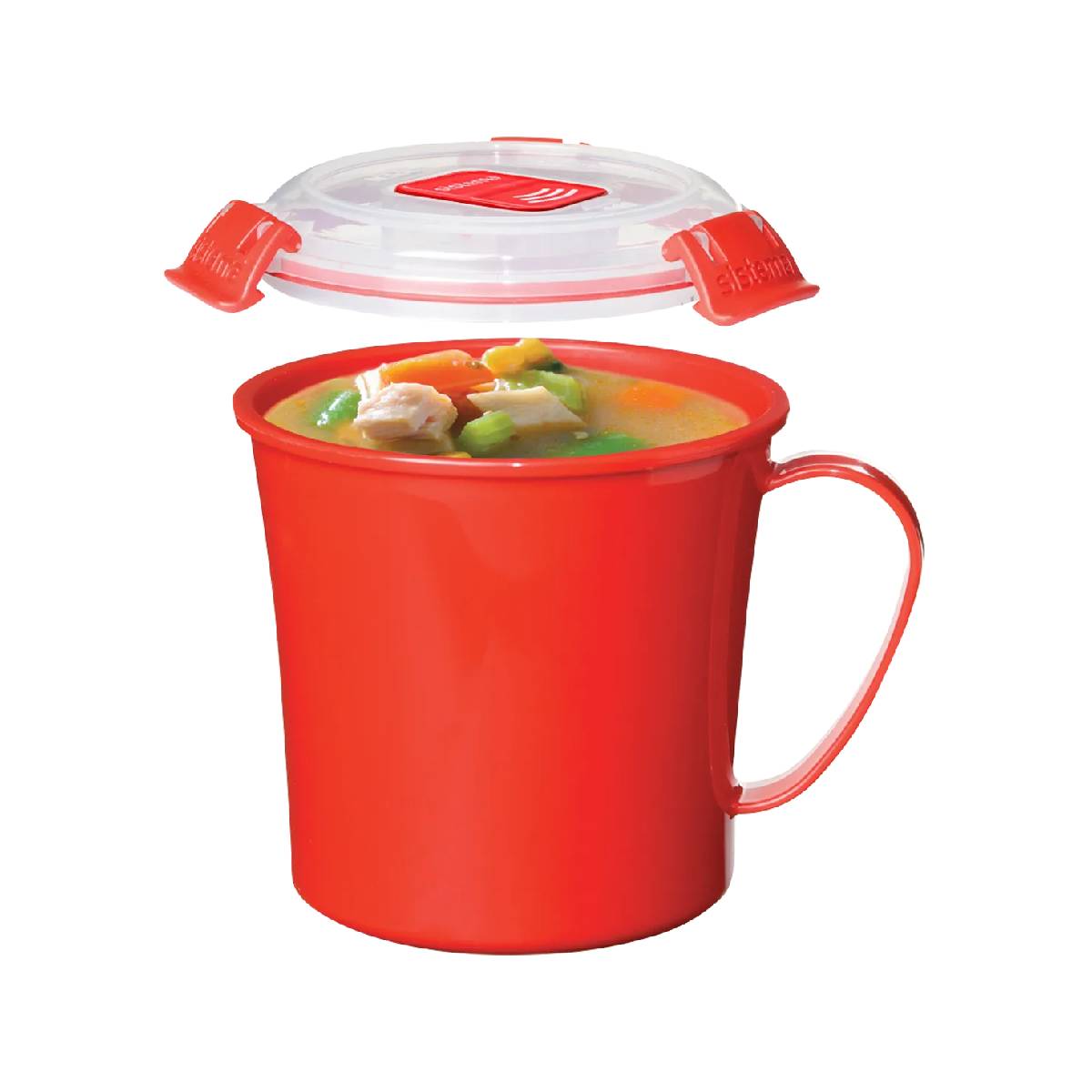 Mittlere luftdichte Tasse Microwaave-System 656 ml