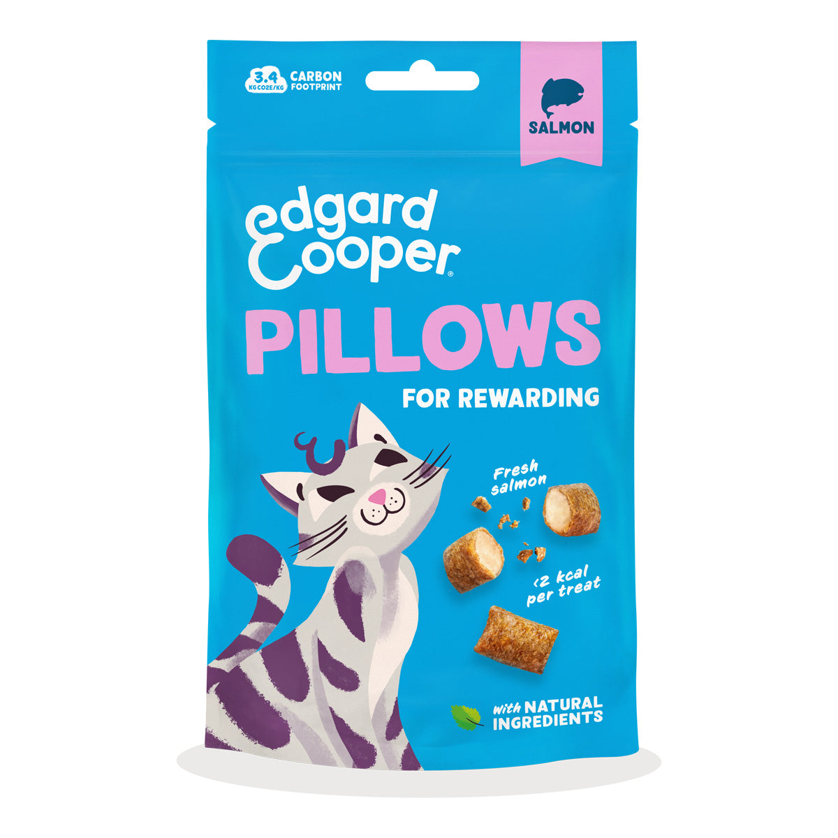 Zalmhapjes Natuurlijke snacks voor katten Edgard Cooper 60 g