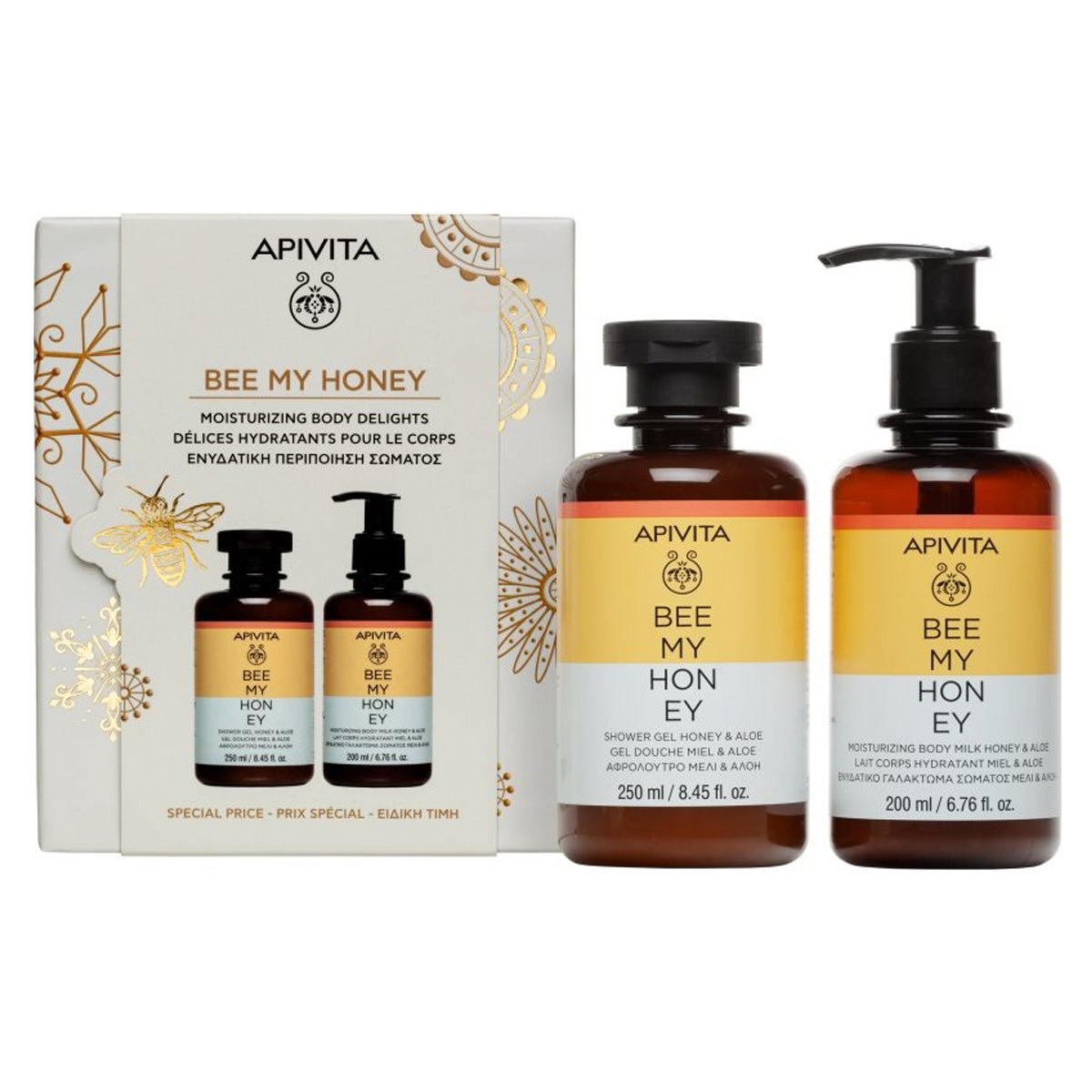 Zestaw Bee My Honey Żel 250 ml + Mleczko do ciała 200 ml