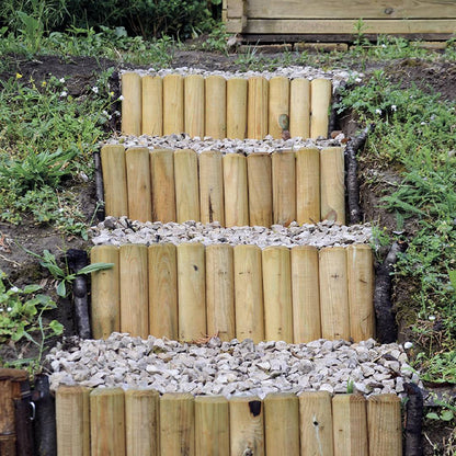 Träkantlist 200x40xø5 cm Talos Roll Nortene