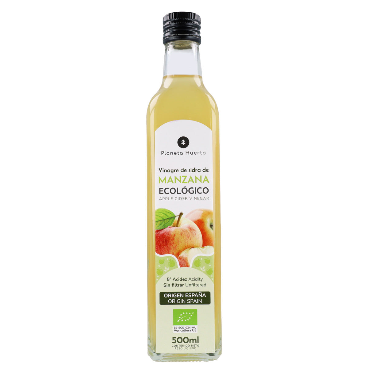 Ungefilterter Apfelessig ECO Planeta Huerto 500 ml
