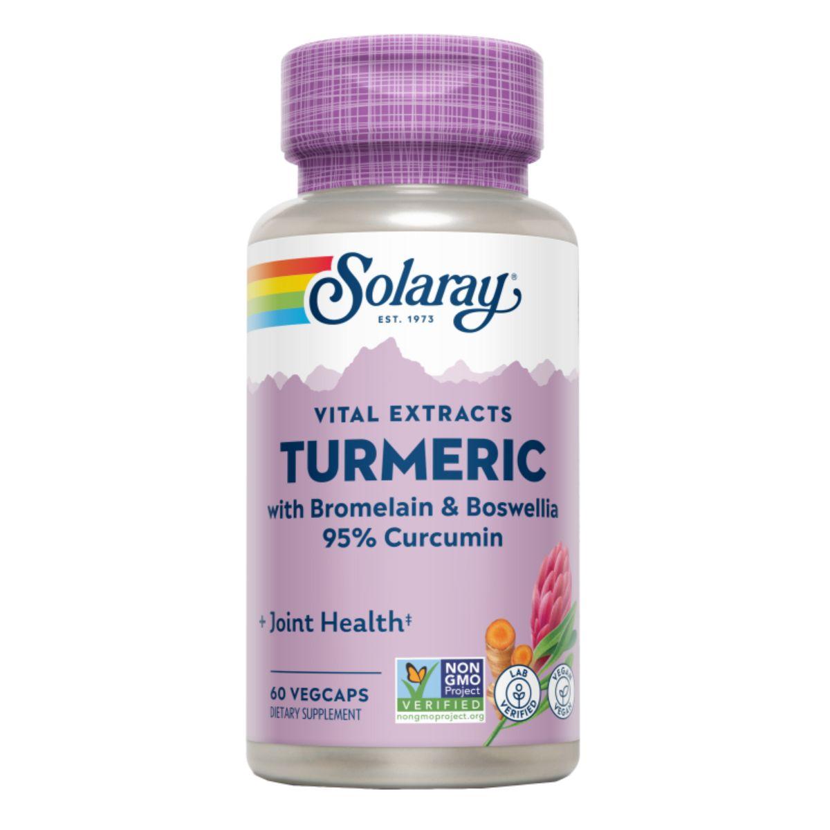 TURMERIC (Bromelain&Boswellia) 60 kapslar Solaray
