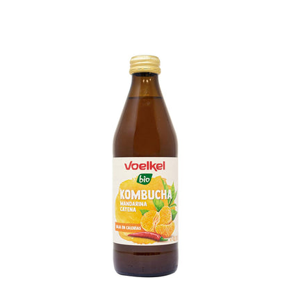 Kombucha Mandarine et Cayenne Bio Voelkel 330 ml