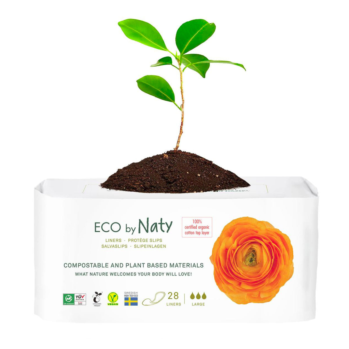 Super inlegkruisjes Naty 28 stuks