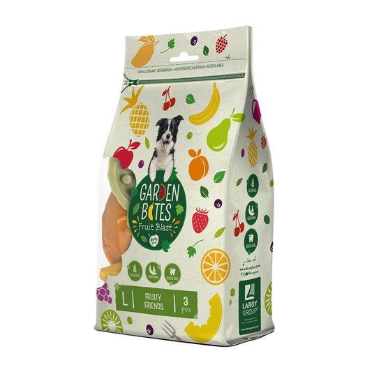 Garden Bites Fruity Friends Dog Snack L 3 pcs Duvo