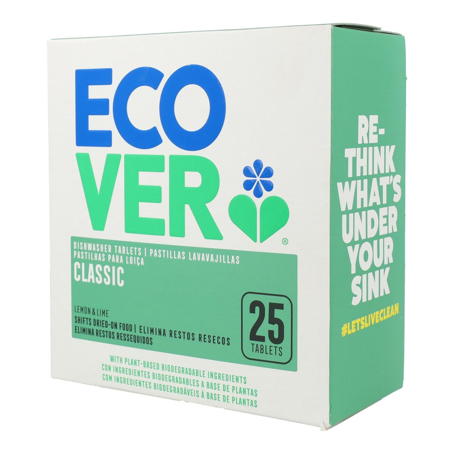 Confezione da 2 detersivi per lavastoviglie Classic Ecover 25 pastiglie da 20 g
