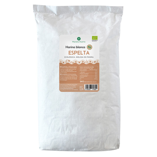 Weißes Dinkelmehl Eco Planeta Huerto 5 Kg