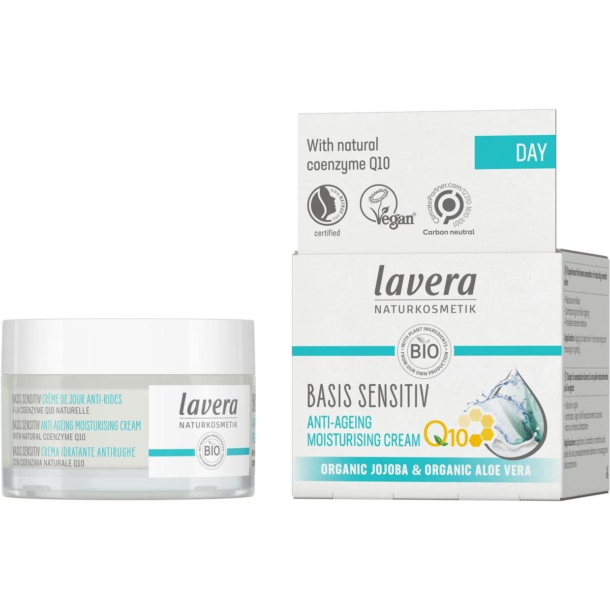 Crema día hidratante anti arrugas Q10 Lavera 50 ml