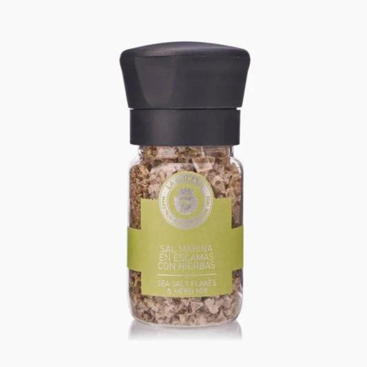 Molinillo Sal Marina en Escamas con Hierbas 35 g