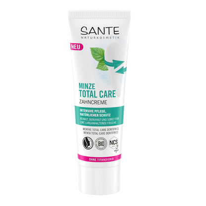 Dentifricio alla menta con fluoro Sante 75 ml