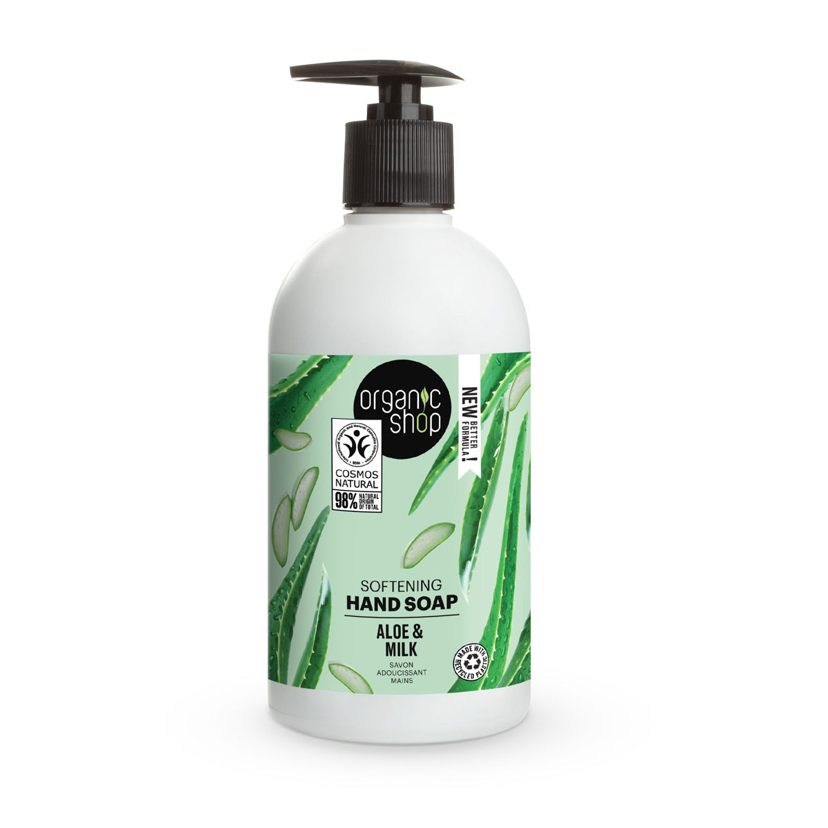 Sapone delicato per le mani all'aloe delle Barbados Organic Shop 500 ml