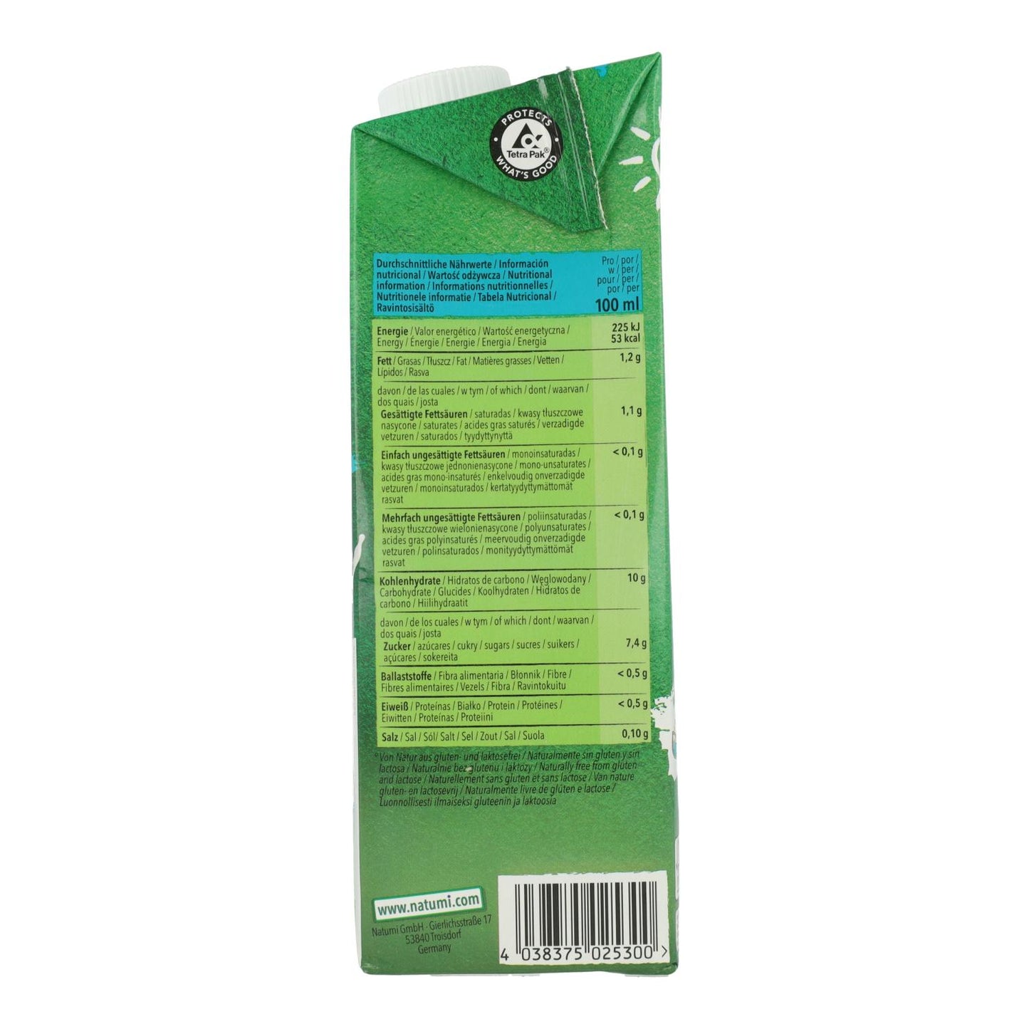 Bio-Reis-Kokos-Getränk Natumi 1 l