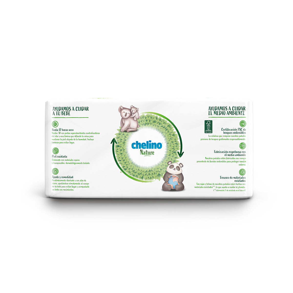 Pakket 6x luiers T1 1-3 kg Chelino Nature 28 stuks
