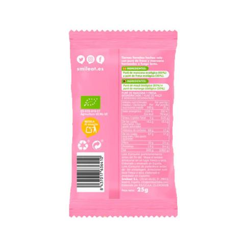 2-pack ECO jordgubbs- och äppelsnacks 25 g, Triboo