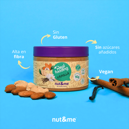 Vanilla and cinnamon flavoured almond and cashew cream 250 g Realfooding