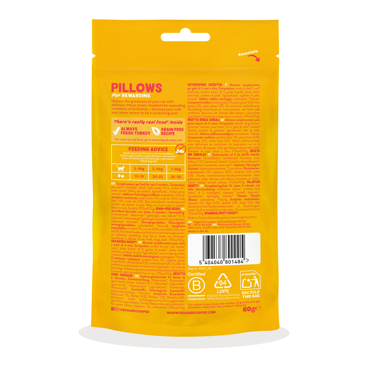 Puten-Snacks Edgard Cooper 60 g