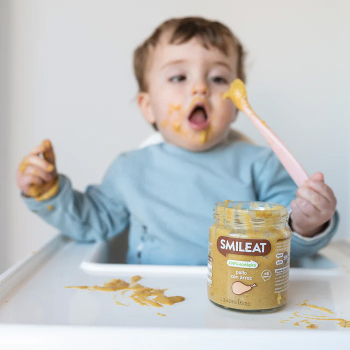 Zestaw 3x słoiczki BIO Kurczak z ryżem +6 miesięcy Smileat 230 g