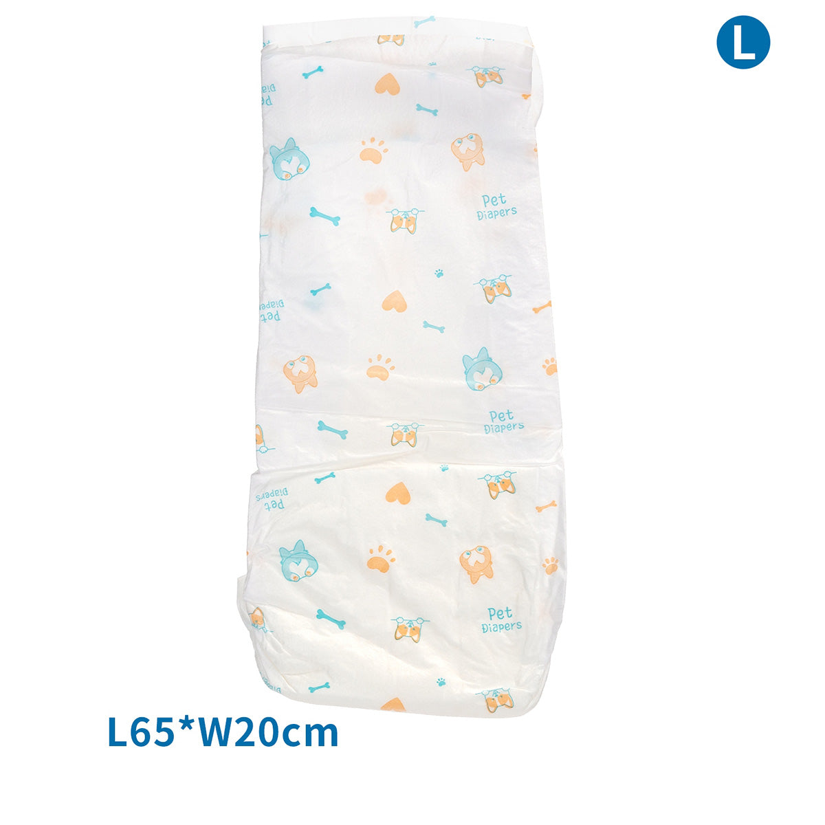 Couches pour chien mâle Nobleza, taille L, lot de 10.