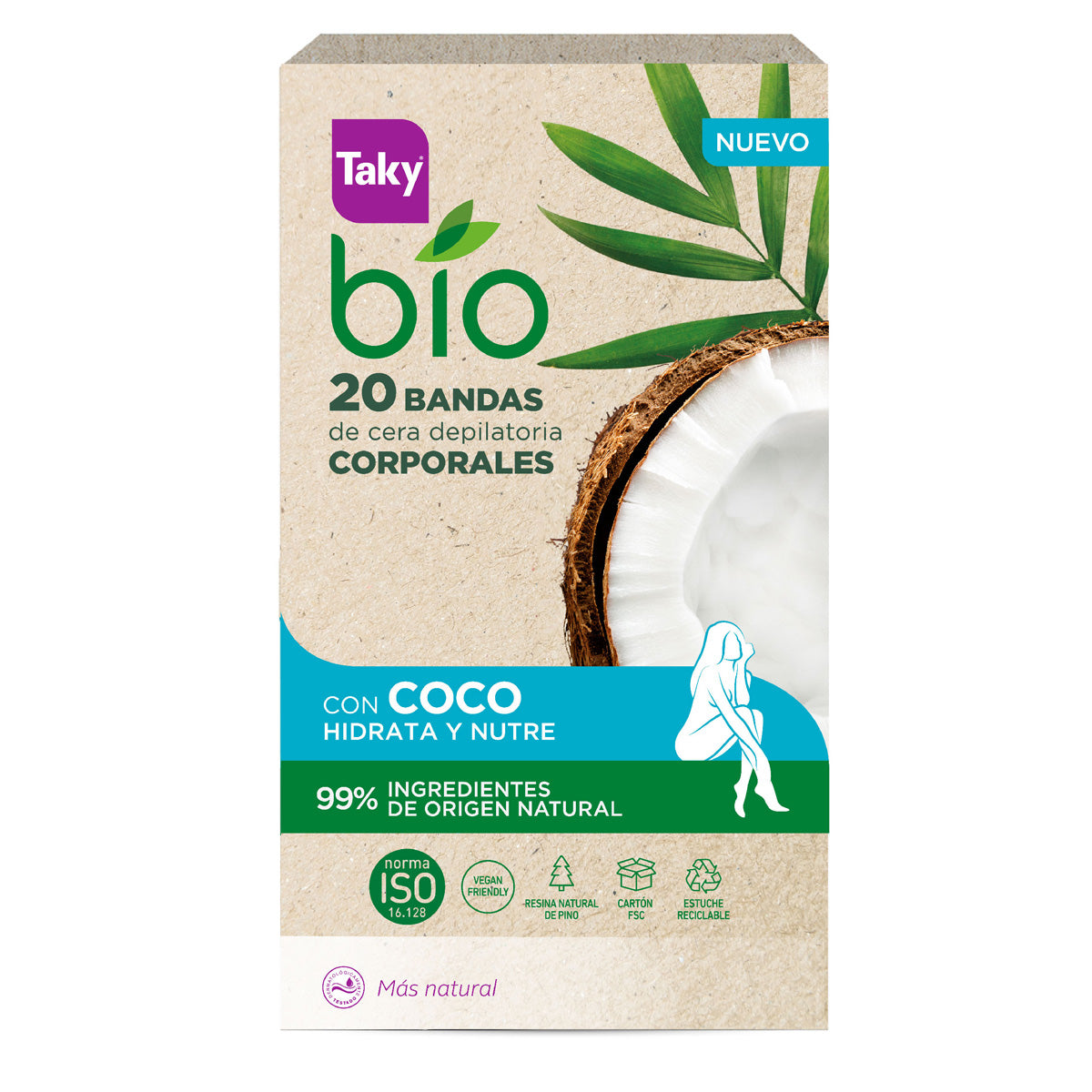 Paski na ciało BIO COCO TAKY 20 sztuk