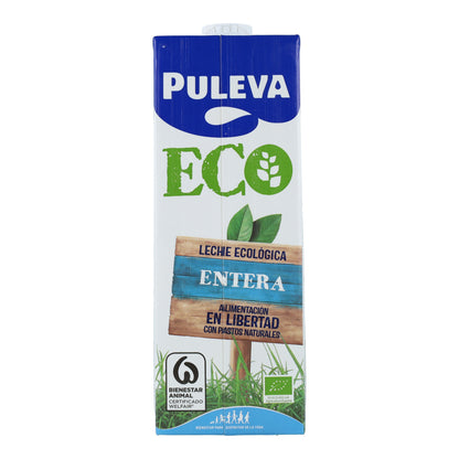Pak van 6 stuks biologische volle melk Puleva, 1 l