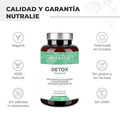 Nutralie Detox complex con vitamine B1 + B6 e colina 90 capsule