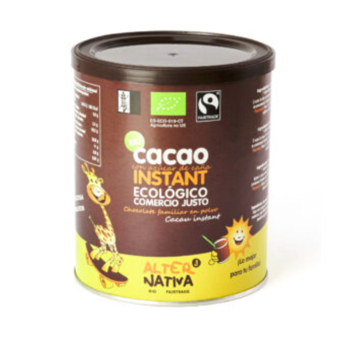 Barattolo di cacao istantaneo biologico FT Alternativa3 400 g