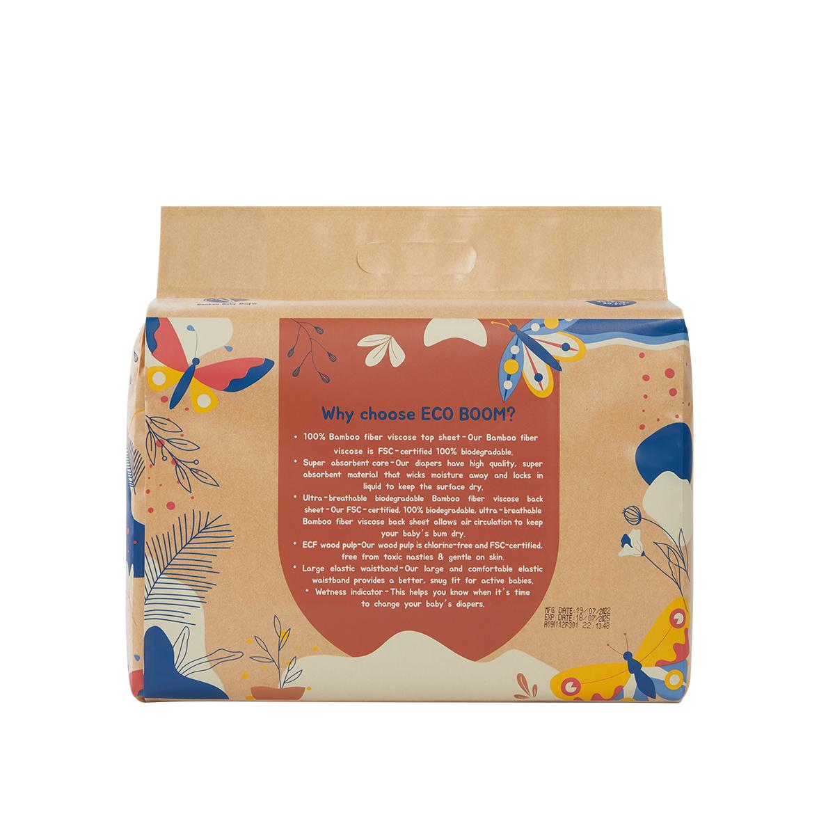 Pieluchy bambusowe Ecoboom T4 30 szt.