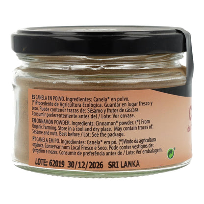 Cannelle de Ceylan en poudre bio Sol Natural 100 g