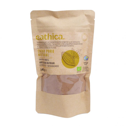 Eathica Organic Unsweetened Pure Cocoa 140g