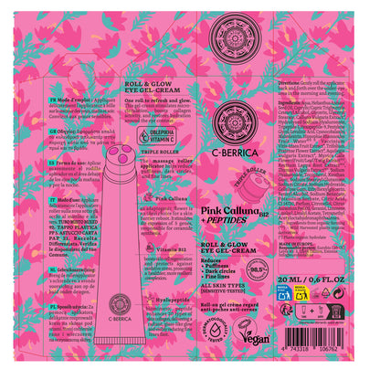 Cremegel voor de oogcontouren "Roll & Glow" Natura Siberica 20 ml