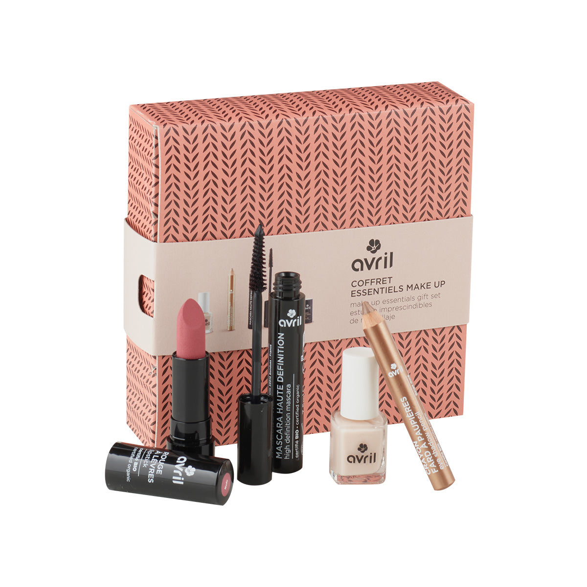 Kerstpakket met make-up essentials, Avril