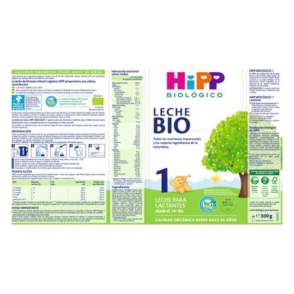 2-pack startmjölk 1 bio 0–6 månader HiPP 300 g