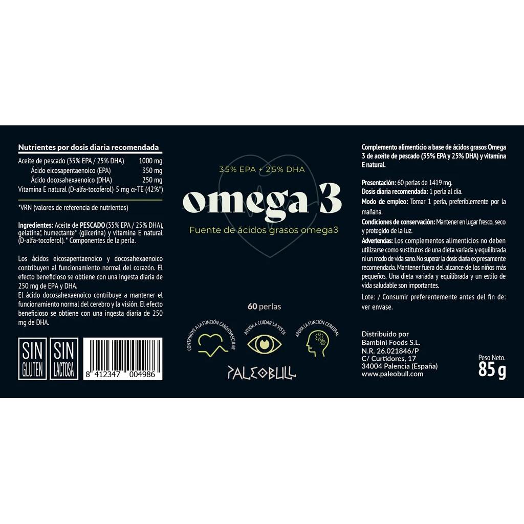 60 Omega-3-Perlen Paleobull 85 g