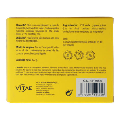 Chlorella Plus  Vitae 120 tabletter