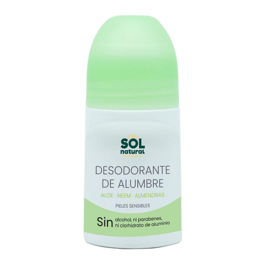 Deodorante liquido all'allume, aloe vera e neem Sol Natural 75 ml