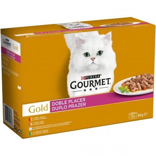 GOURMET GOLD Dubbel Genot Assortiment Multipack (12 x 85 g)