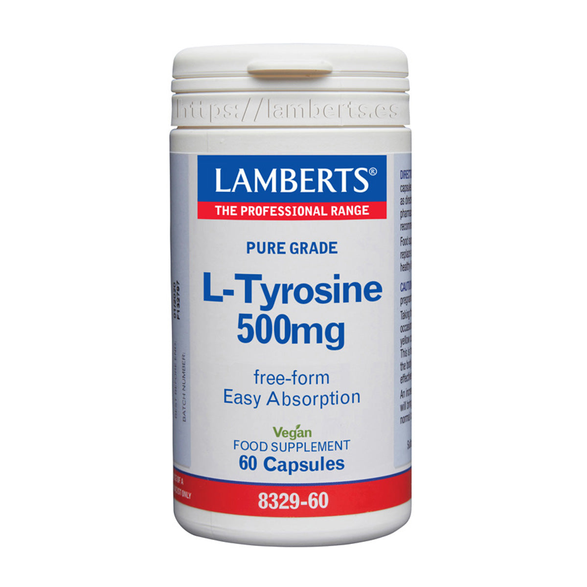 L-Tyrosine 500 mg Lamberts