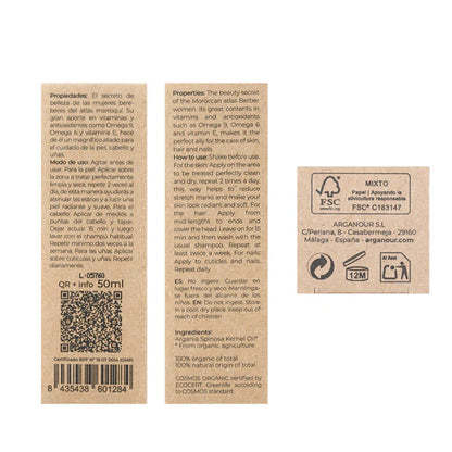 Arganour 100% organic argan oil 50 ml