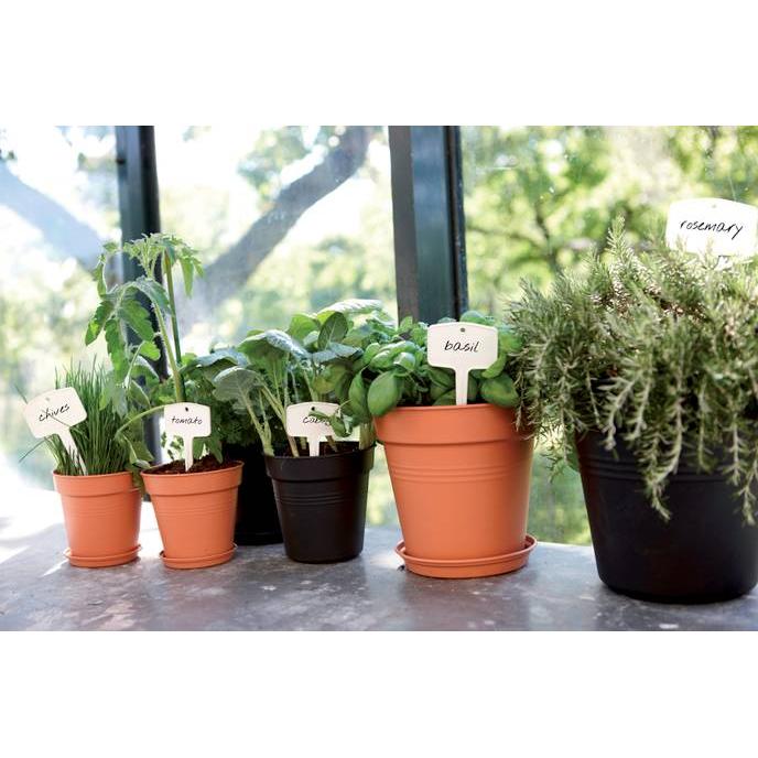 Green Basics Elho Anthracite plantenpot 21 cm
