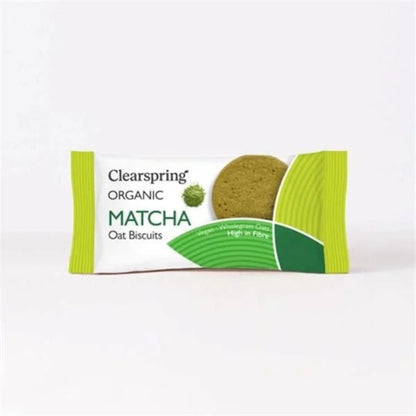 Havermoutkoekjes met Matcha Bio Clearspring 40 g